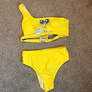 🧽SpongeBob SquarePants🧽 High-waisted 🍑 Bikini